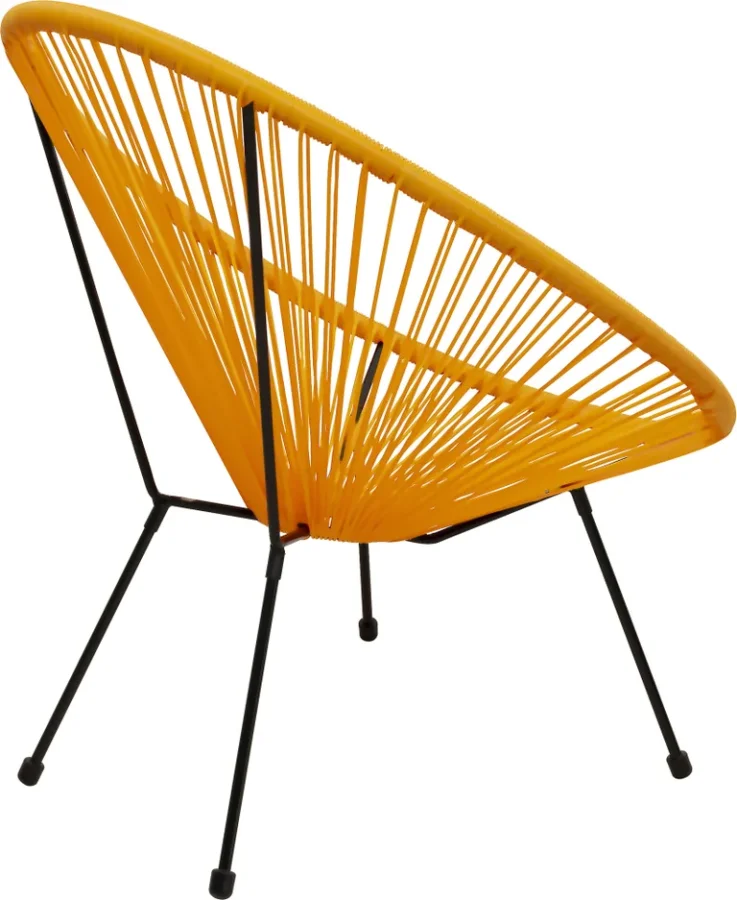 KARE DESIGN Acapulco Orange lnestol/havestol - orange plast og stl