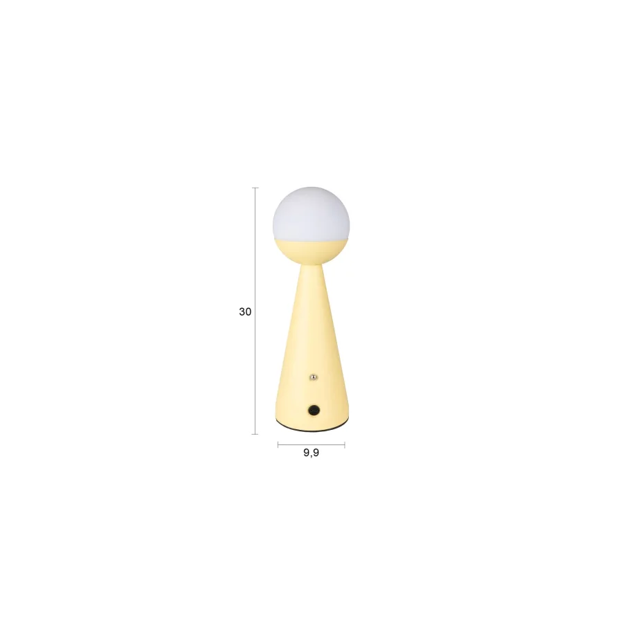 ZUIVER Bordlampa Bello Citron
