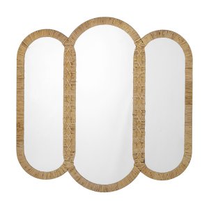 CREATIVE COLLECTION Cardiz vggspegel, naturlig, rotting (L80xH80xB2 cm)