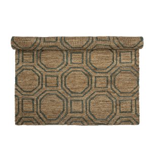 CREATIVE COLLECTION Fry gulvteppe, rektangulrt - naturlig jute (210x150)