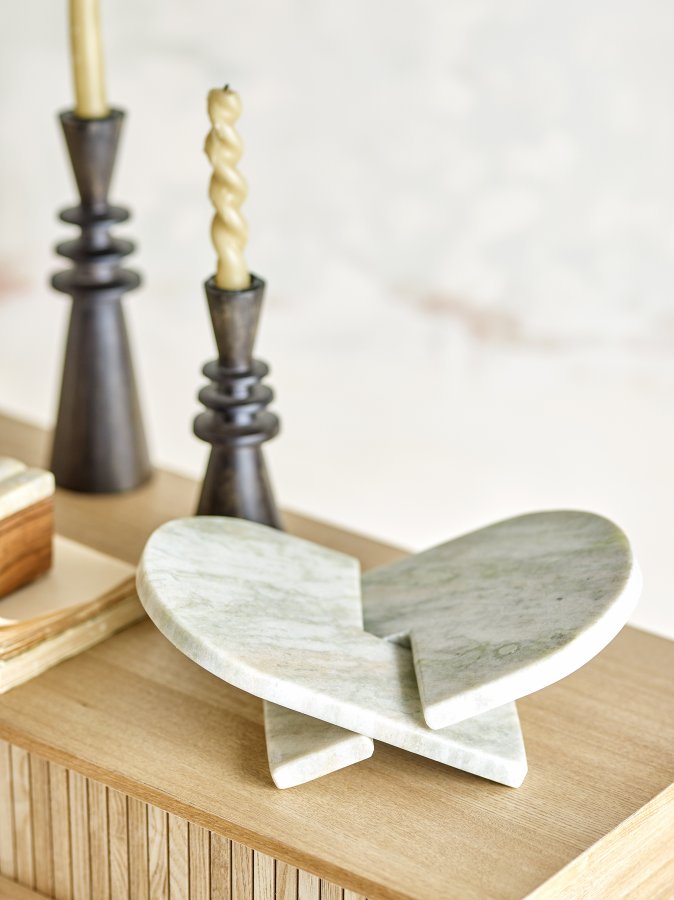 BLOOMINGVILLE Naza Zeitschriftenhalter, Natur, Marmor (L28xH11xB20 cm)