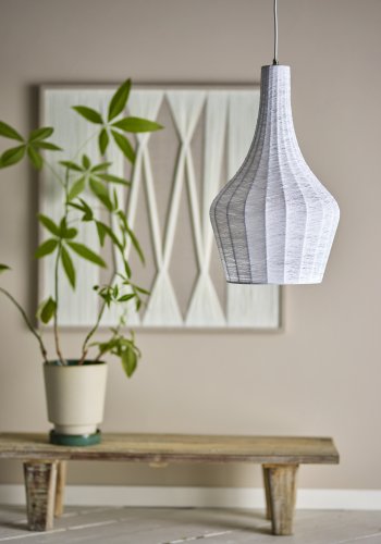 BLOOMINGVILLE Thuja taklampe - naturlig polyester