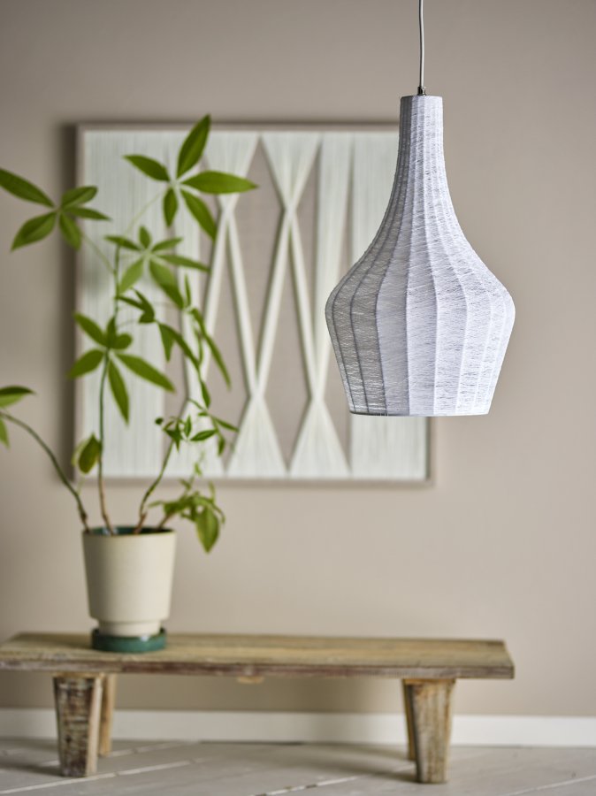 BLOOMINGVILLE Thuja taklampe - naturlig polyester