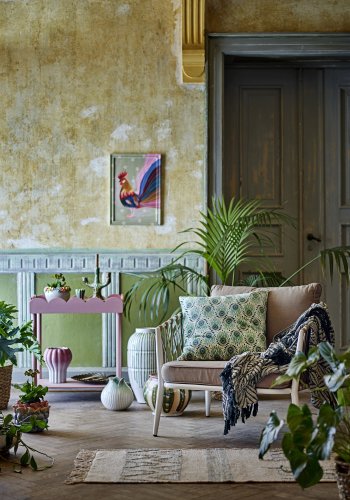 KREATIV KOLLEKSJON Adia Pute, Grnn, Viskose (L50xB50 cm)