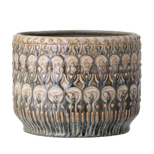 BLOOMINGVILLE Jobran blomkruka skydd, Grn, Stengods, D20xH15 cm