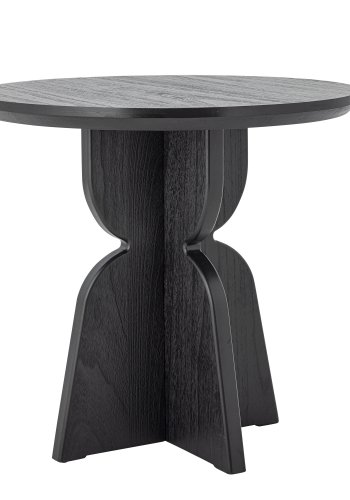 BLOOMINGVILLE Vixen Esstisch, Schwarz, Kiefer (T80xH75 cm)