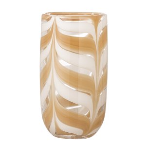 BLOOMINGVILLE Taven vase - orange glas (H:21,5)