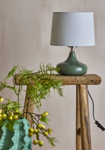 CREATIVE COLLECTION Loa bordlampe, grnn, steinty