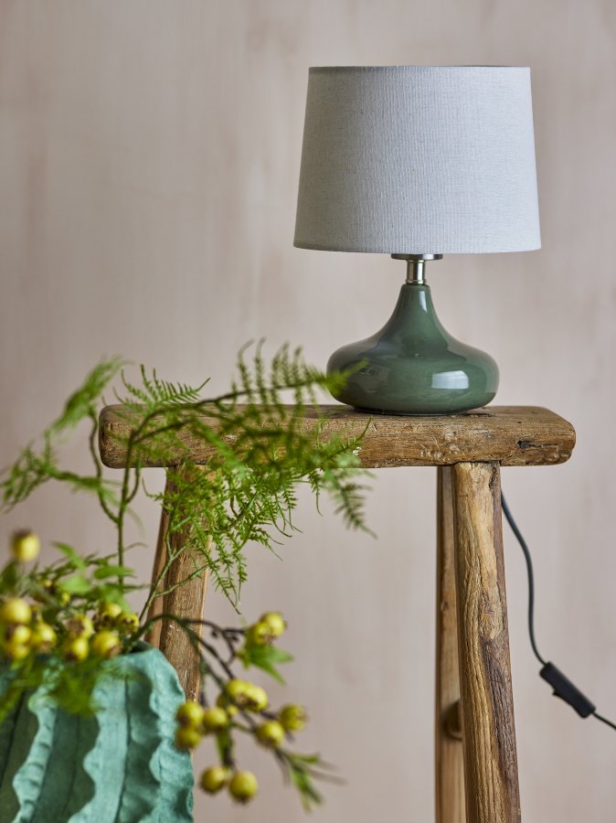 CREATIVE COLLECTION Loa bordlampe, grnn, steinty