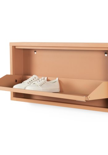 SPINDER DESIGN Billy 1 skoskap, m. 1 dr - leire terra stl