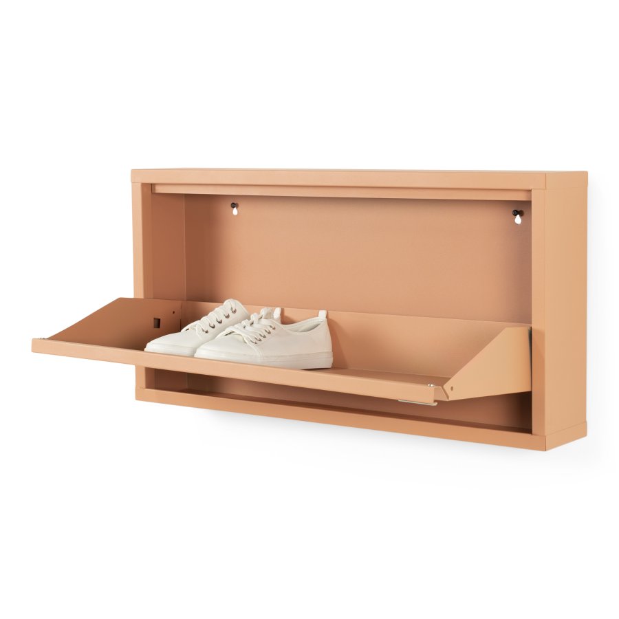 SPINDER DESIGN Billy 1 skoskap, m. 1 dr - leire terra stl