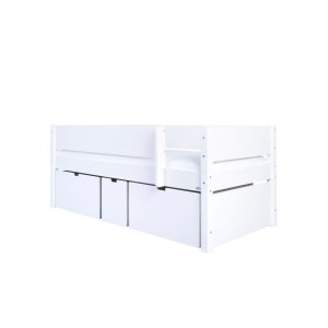 Manis-H Nanna Enkeltseng med designskjenk og h�ye skuffer - 200 cm - 90x200