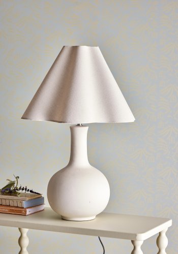 BLOOMINGVILLE Heide bordlampe, hvit, steinty