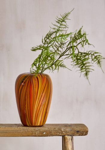 CREATIVE COLLECTION Sunny Vase, Orange, Glas