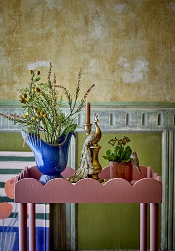 CREATIVE COLLECTION Isola Beistelltisch, Rosa, Kiefer (L60xH68xB40 cm)