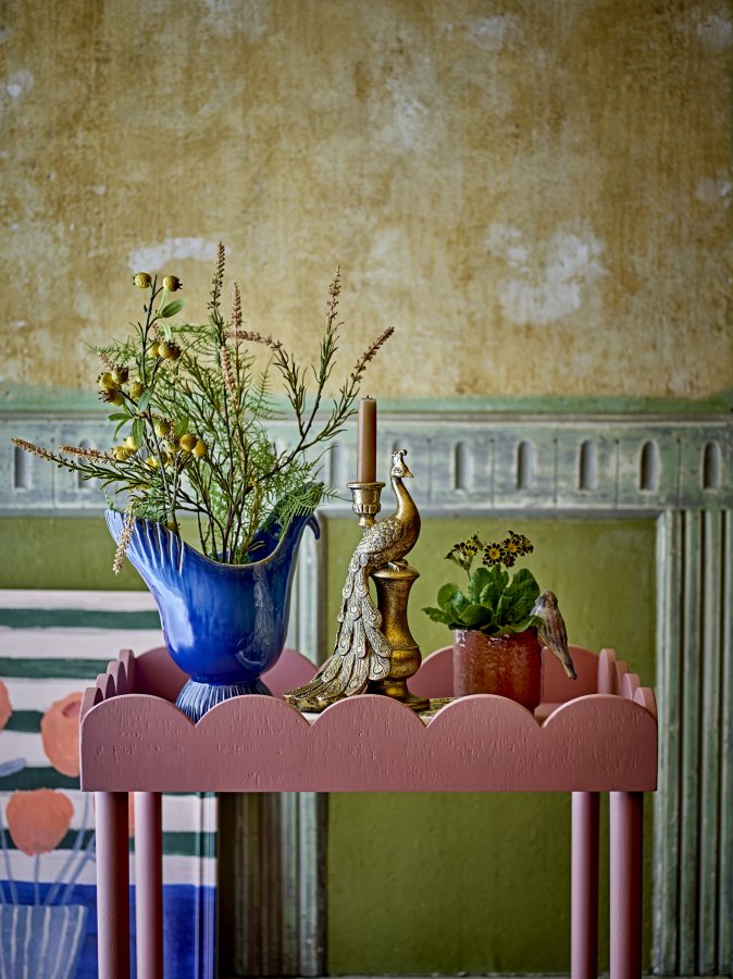 CREATIVE COLLECTION Isola Beistelltisch, Rosa, Kiefer (L60xH68xB40 cm)