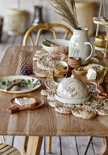 BLOOMINGVILLE Valder Tischläufer, Natur, Jute, L115xB40 cm