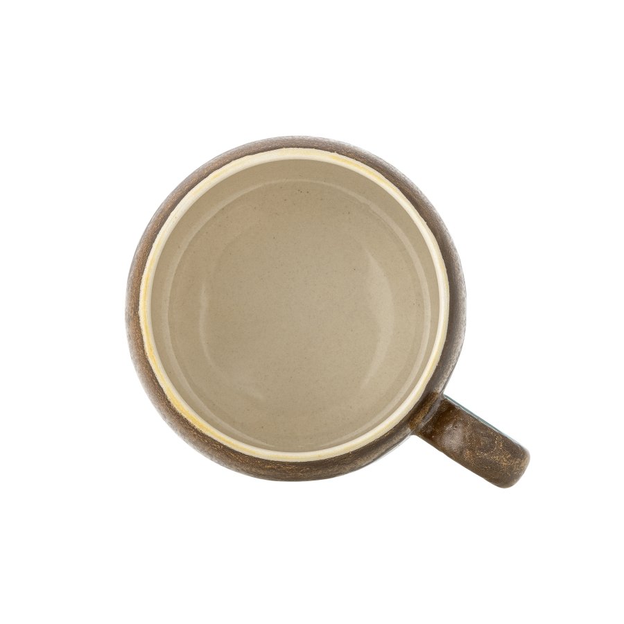 BLOOMINGVILLE Sheen Becher, Grn, Steingut (D10,5xH8 cm, 4er-Set)