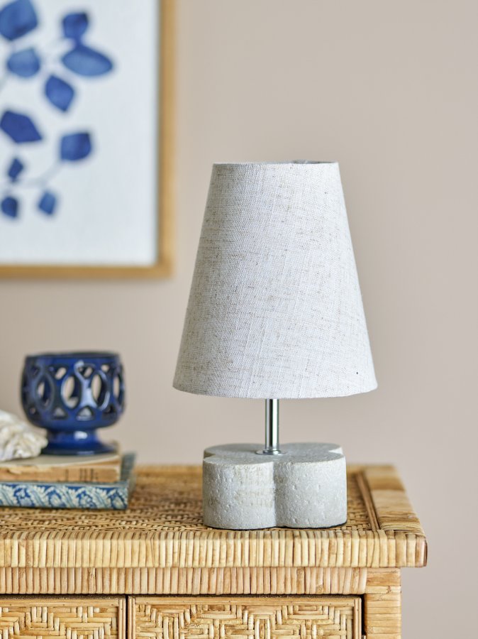 CREATIVE COLLECTION Foglio Tischleuchte, Natur, Polyresin (T16xH28,5 cm)