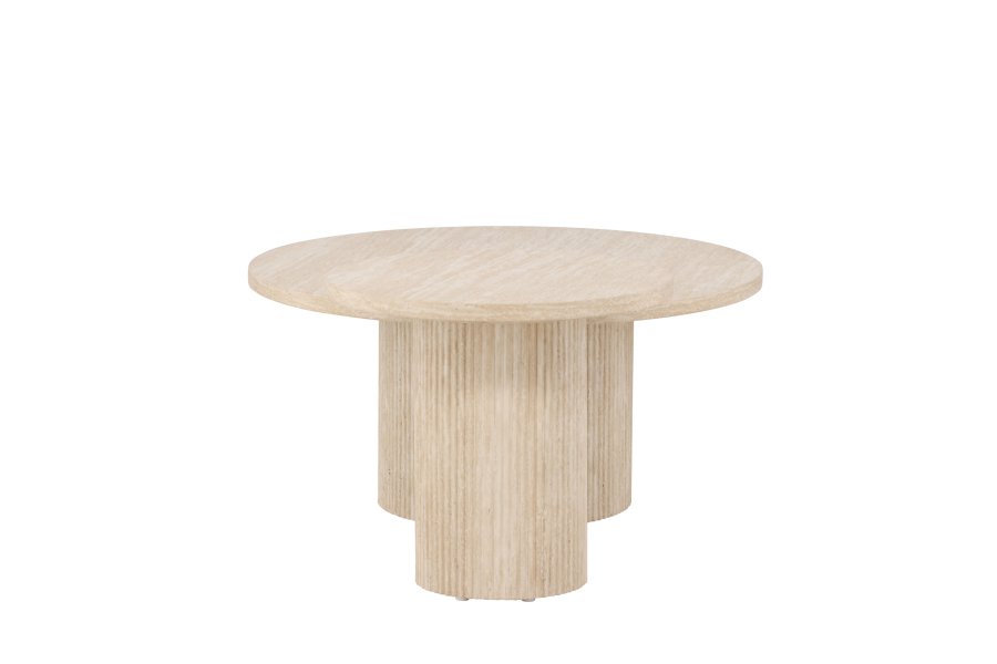 VENTURE HOME Hrn Salongbord 80x38 cm + 50x45 cm - Travertin-look