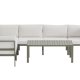 VENTURE HOME Copacabana H�rnsoffa 3 + 3 med Bord - Brun / Vit Boucl�