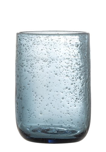 CREATIVE COLLECTION Tabby Trinkglas, Blau, Glas (D7xH10,5 cm, 4er Set)