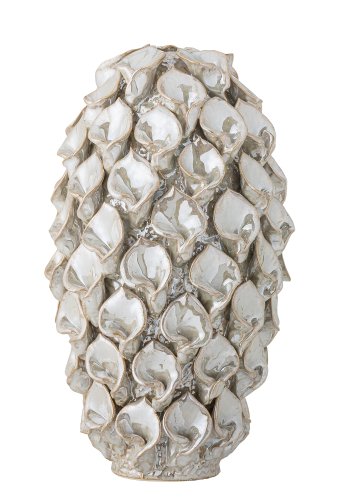 BLOOMINGVILLE Glenda Deco, Wei, Steingut (T21xH34 cm)