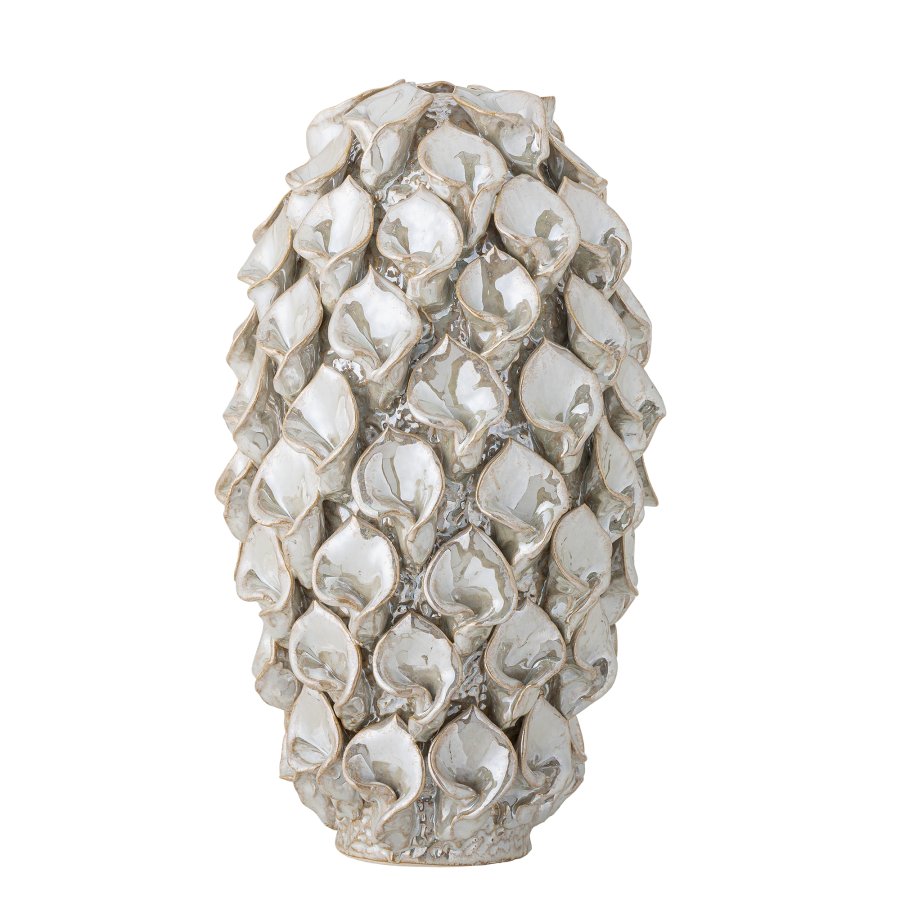 BLOOMINGVILLE Glenda Deco, Wei, Steingut (T21xH34 cm)