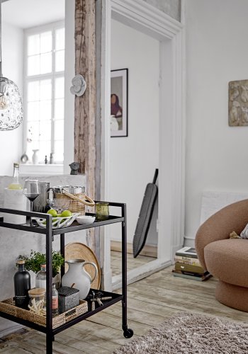 BLOOMINGVILLE Baele Deckenleuchte, rund – Klarglas und Eisen (H:34)