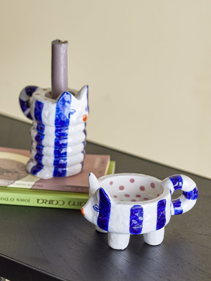 BLOOMINGVILLE Caty lysestake, bl, steinty