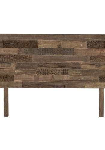 CREATIVE COLLECTION Rilo sänggavel - naturligt tervunnet trä (L:180)