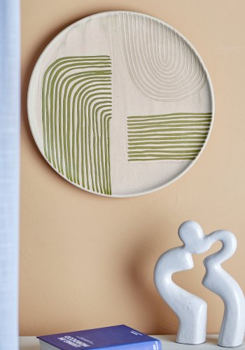 BLOOMINGVILLE Amica serveringsfat, rundt - rosa steinty (39)