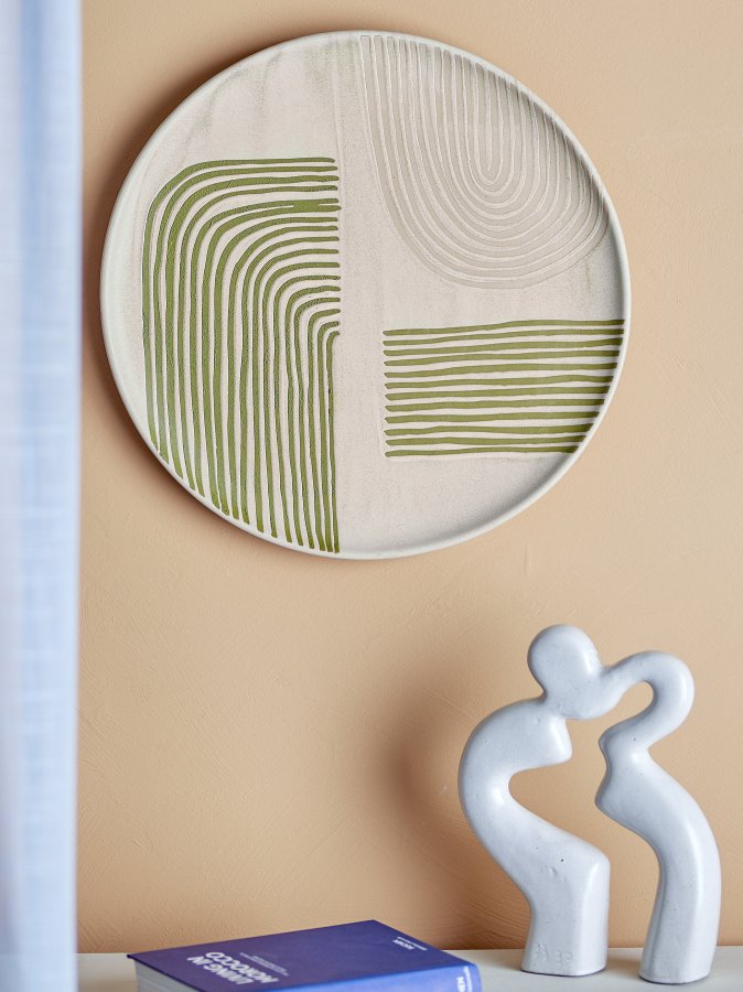 BLOOMINGVILLE Amica serveringsfat, rundt - rosa steinty (39)