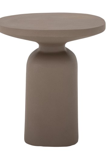 BLOOMINGVILLE Millan sidebord, rund - brun aluminium (44,5)