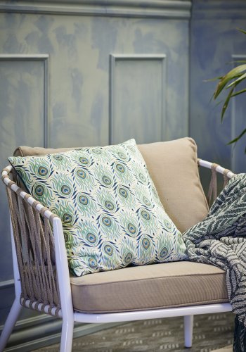 CREATIVE COLLECTION Adia Kissen, Grün, Viskose (L50xB50 cm)