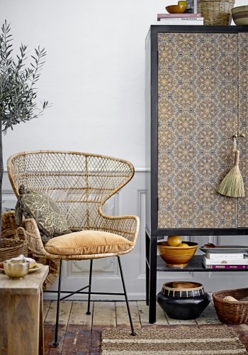 BLOOMINGVILLE Felex gulvteppe, rektangulrt - naturlig vannhyasint (275x70)