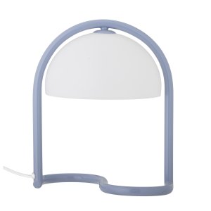 BLOOMINGVILLE Bordslampa med julgranskulor, bl, akryl