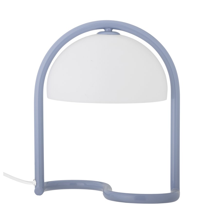 BLOOMINGVILLE Bordlampe med gaver, bl, akryl