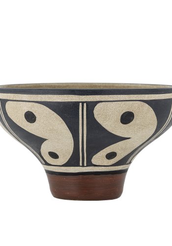 BLOOMINGVILLE Elfrida Schssel, Schwarz, Terrakotta (T31xH18,5 cm)