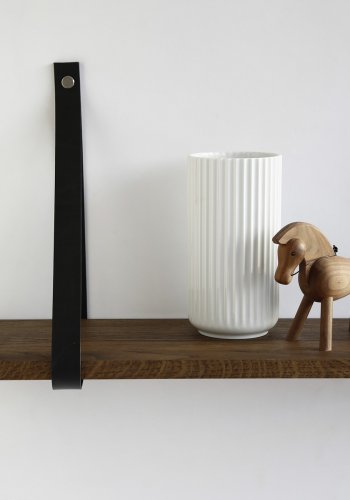 NocNoi Harre Vig vghylde - massiv valnd tr og sort lder