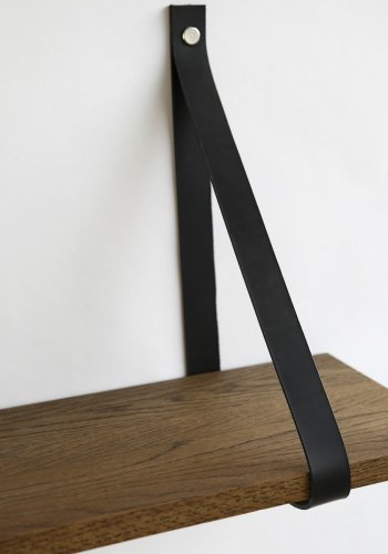 NocNoi Harre Vig vghylde - massiv valnd tr og sort lder