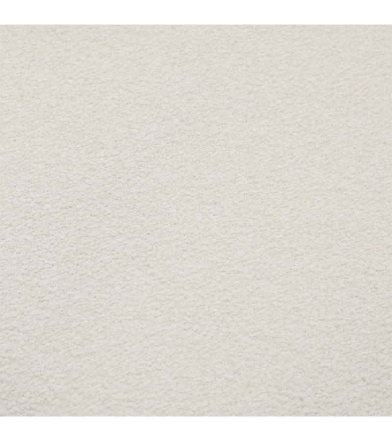 Helena spisebordsstol, med dreiefunksjon - hvitt polyesterstoff og sort metall