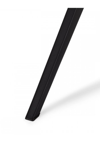 Helena spisebordsstol, med armlener og svingfunksjon - hvitt polyesterstoff og sort metall