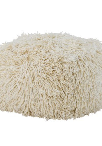 BLOOMINGVILLE Lomba puf, kvadratisk - natur uld (60x60)