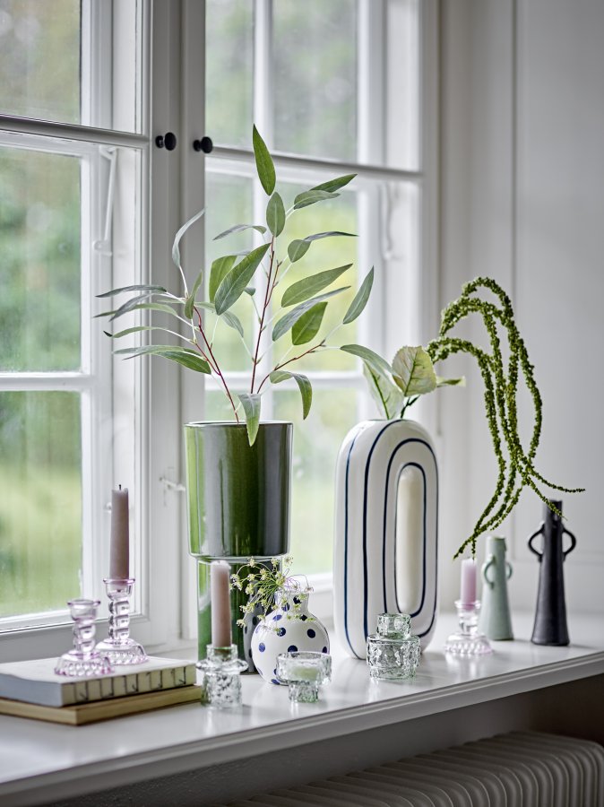 BLOOMINGVILLE Rhett Vase, Grnn, Steinty