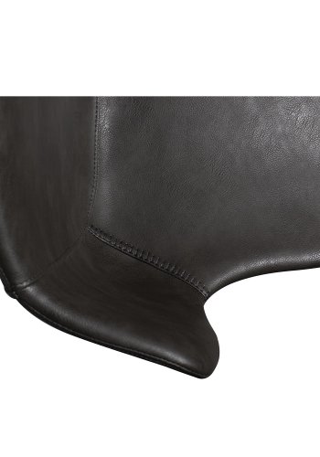 DAN-FORM Hype Matstol, med Armstöd - Vintage Gr Konstläder och Svart Stl