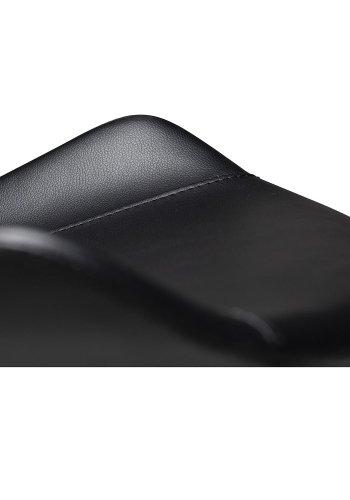 DAN-FORM Hype spisestol - sort kunstskinn og sort stl