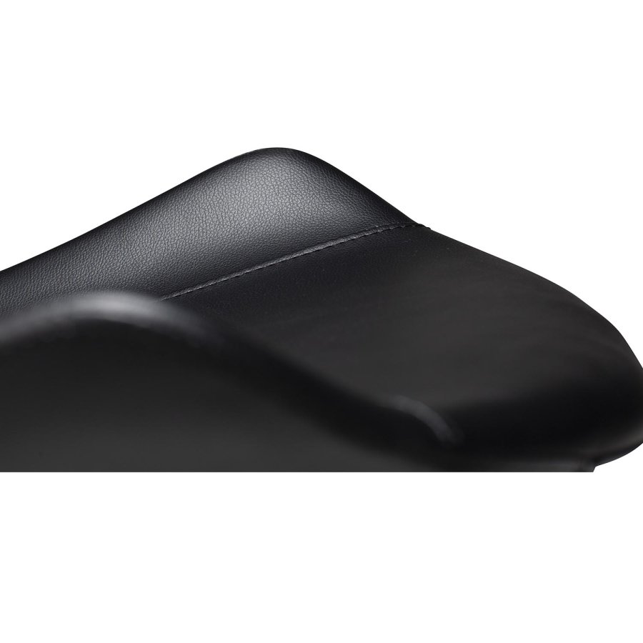 DAN-FORM Hype spisestol - sort kunstskinn og sort stl