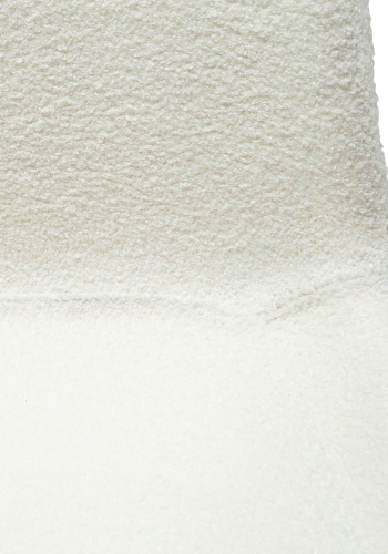 DAN-FORM Hype spisebordstol - hvit/beige RPES bouclé stoff og sort stl