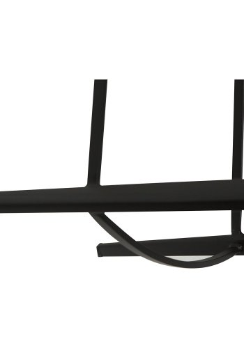 DAN-FORM Hype barstol, m. rygln og fodsttte - lysebrun kunstlder og sort stl